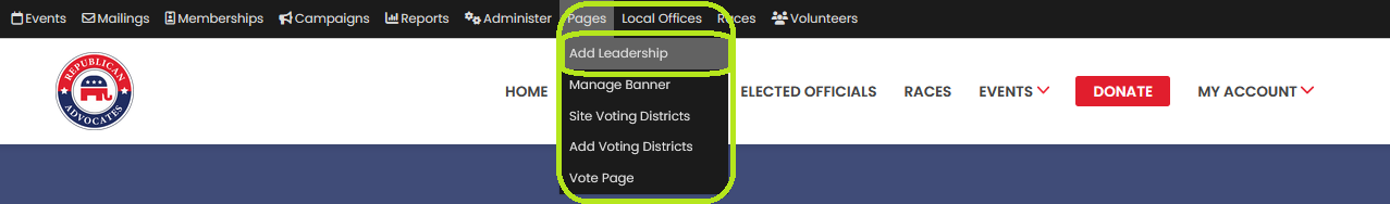 leadermenu